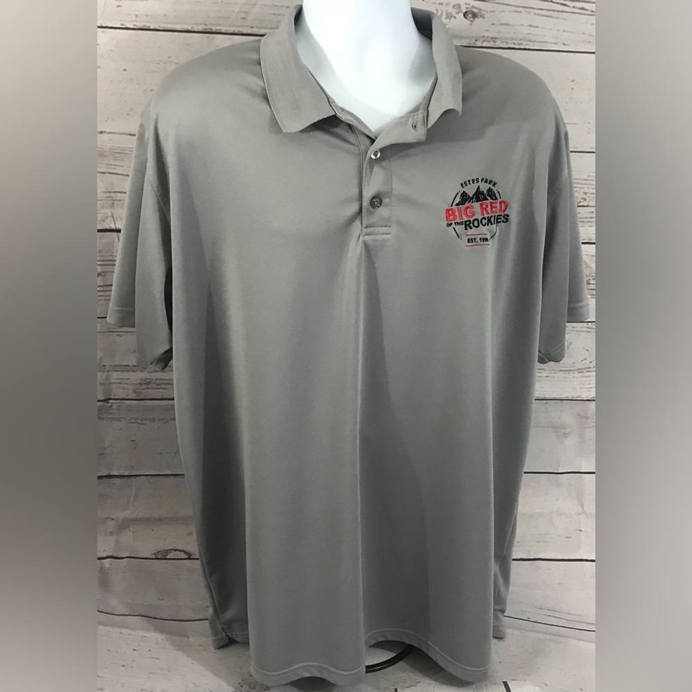 Nebraska Huskers Big Red of the Rockies Polo   Men’s XXL